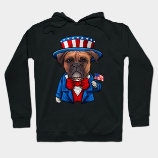 Fourth of July Boxer Hoodie